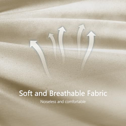 Image of TEXARTIST Premium 2100 Series California King Comforter All Season Breathable Beige Comforter Soft 4D Spiral Fiber Quilted Down Alternative Duvet Insert with Corner Tabs Hotel Style (96 inchx104 inch)