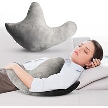 Cheer Collection Rotator Cuff Pillow Shoulder Surgery Recovery Pillow for Side Sleepers, Arm Support Cushion for Rotator Cuff Injury & Post Surgery Comfort, Gray