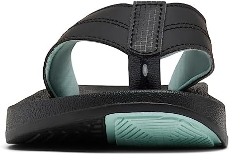 Columbia Women's Tidal Ray PFG Flip Sport Sandal, Black/ICY Morn, 6 | Image 2