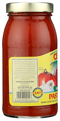 Image of Cento Foods, Sauce Pasta Marinara, 25.5 Ounce