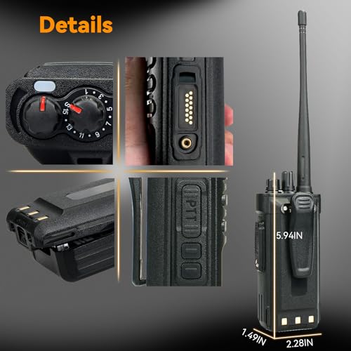 Retevis FA9140AX2-J9131AX2 Rt29 Military Grade Walkie Talkies, Long Range 2 Way Radio thumb #6