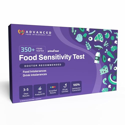 AFIL Primal | Food & Drinks Sensitivity Home Test Kit for Adults & Kids | 350+ Items, Gluten, Dairy | Fast Results | Holistic Health