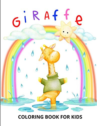 Giraffe Coloring Book for Kids: Funny Coloring Book for Kids, Toddlers and Preschoolers