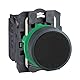 Schneider Electric Harmony XB5 Drucktaster, Kunststoff, unbeschriftet, 22mm, tastend, 1S, schwarz, Artikelnummer XB5AA21