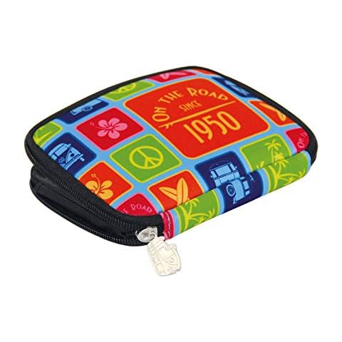 Brisa VW Collection - Volkswagen Furgoneta Hippie Bus T1 Van Cartera Vintage de Neopreno Cover