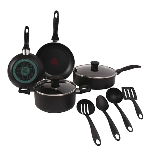 La mejor selección de Cazuelas de Teflon de esta semana. 47 T-Fal Bateria de cocina de 10 piezas Vital ¡Todo lo que necesitas para tu cocina! Tecnología Thermo-Señal, antiadherente 100% seguro para tu salud, 391200BAT24