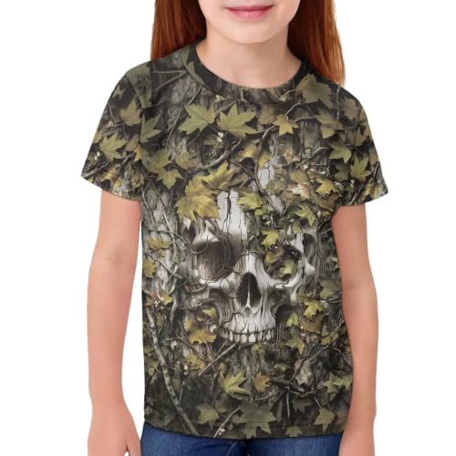 Image of Xhuibop Kids T Shirts for Boys Size 3-16 Girls Short Sleeve Sportswear Active Tops