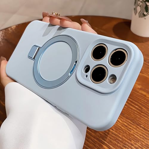 iPhone 16 Pro Max �p �P�[�X �V���R�� Magsafe�Ή� �����O �ی^ �X�^���h�t�� ��Phone 16 Pro Max �X�}�z�P�[�X �X�^���h�@�\ �}�O�l�b�g �A�C�t�H�� 16 Pro Max �p �J�o�[ �}�O�Z�[�t ���C�����X�[�d 