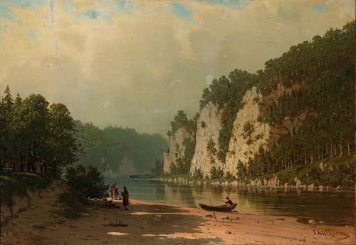 Peinture sur toile Chusovaya River pour créer une ambiance nordique dans votre chambre