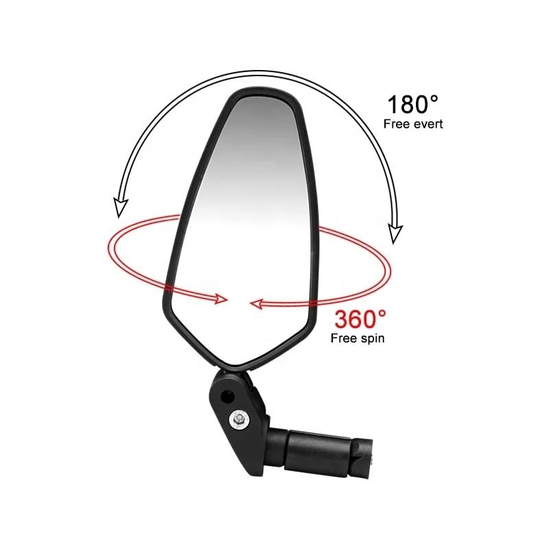 Specchietto Retrovisore Sicuro Per Manubrio, Per Mountain Per Bike Per Bici Da Strada Per Bici Elettrica, BMX, Per Guida, Girevole Specchietto Retrovisore