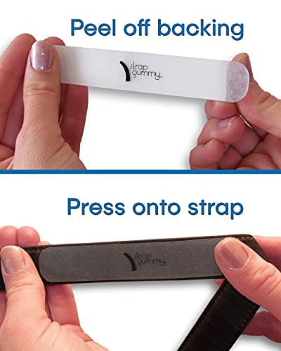 Stop Strap Slips - the ORIGINAL Shoulder Strap Grip Non Slip Strips - Set of 6 pieces, Semi-Clear4