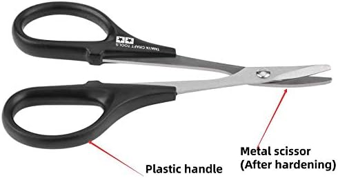 RC Car Scissors, Metal Curved Scissors Model Craft Body Making Cutting ...