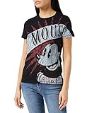 Regular fit Desigual TS_Mickey Boom Camiseta, Negro, M para Mujer