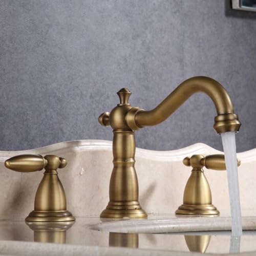 Robinets bain en laiton de style antique pour vasque haut de gamme