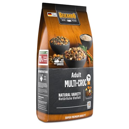 Belcando Adult Multi-Croc [1 kg] | Trockenfutter für Hunde mit Gemüsechips & Nudeln | Alleinfuttermittel für ausgewachsene Hunde ab 1 Jahr – Ansicht 2