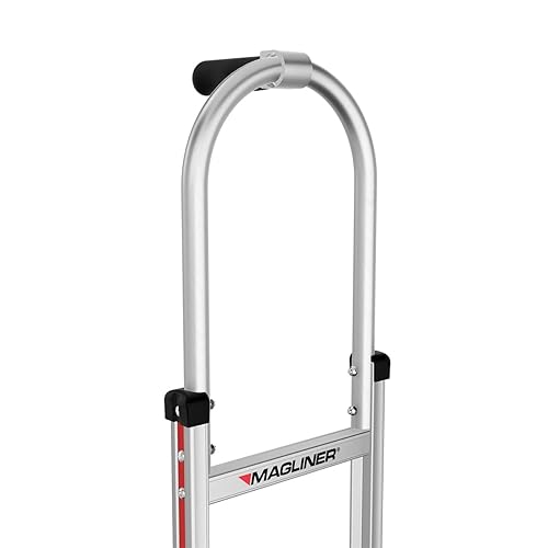 Magliner 301004 Manija de aluminio para carretilla de mano de un solo agarre, 20 pulgadas de longitud, 15 pulgadas de altura, 14 pulgadas de ancho