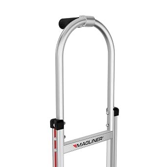 Magliner 301004 Aluminum Single Grip Hand Truck Handle, 20" Length, 15" Height, 14" Width