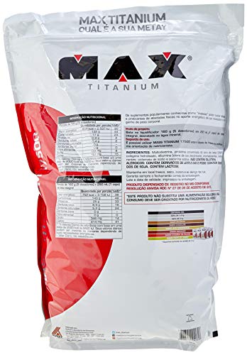 Max Titanium Mass Titanium 17500 (3Kg) - Sabor Baunilha