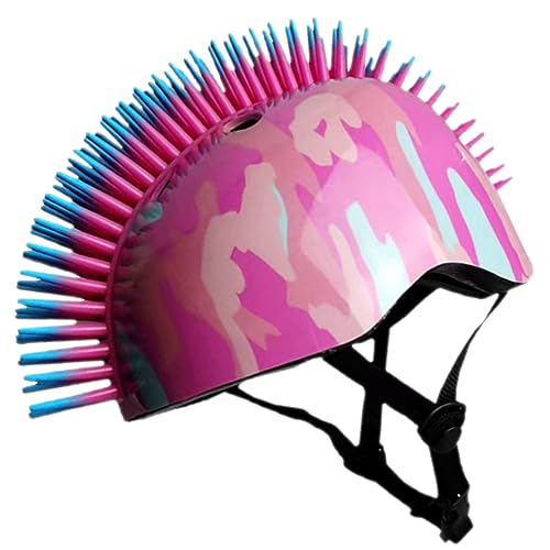 EXAOMBLE Casco Protector Infantil para Ciclismo y Patinaje Casco de Esquí con Material para Actividades Color Rosa