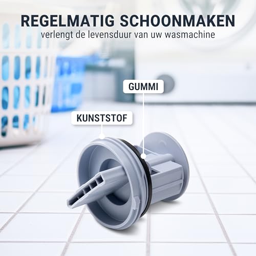 Flusensieb voor wasmachine Filterzeef Flusensieb inzetstuk passend zoals 00647920 voor Bosch, Siemens, Constructa, Neff Vervangingsdeel - Afbeelding 5