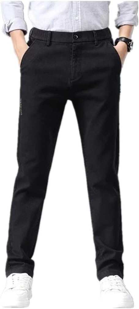 [HADWAO] スラックス メンズ 裏ボア ストレッチ スリム スキニーパンツ 裏ボアパンツ ビジネスス 通勤 冬 暖かい