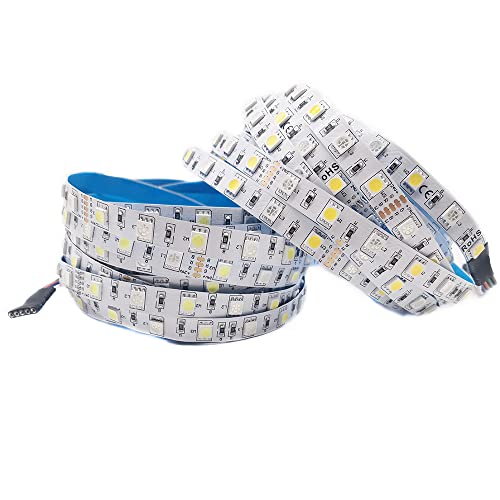 Tira LED flexible 5M 300 LEDs 12V 24V 5050 RGBWW miniatura 2