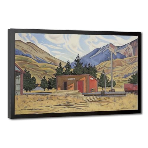 Impression sur toile paysage néo-zélandais pour salon moderne
