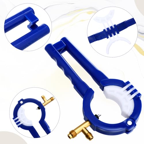 Válvula Can Tap lateral 3 en 1 R134A R12 con adaptadores, kit miniatura 3