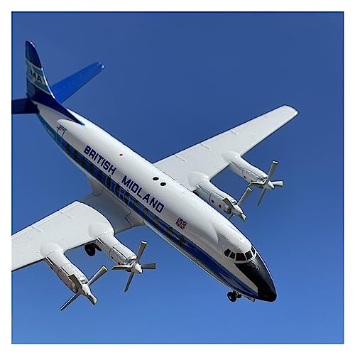 Modelo Vickers VISCOUNT 800 a escala 1/200 de British Midland para coleccionistas