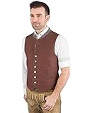 Farbe Trachtenweste: 057 Grasegger Trachtenweste Trachtengilet Xeno 1 N-W 19310 rot - 50