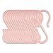 Produktbild Sets Haken in Kunststoffform, für Küche, Bad, Töpfe und Töpfe zum Aufhängen, für Kaffeetassen, Utensilien, Kleidung, Servietten, Rosa, 15 Stück