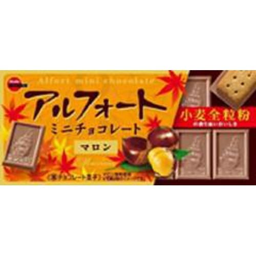 Amazon | ブルボン アルフォートミニチョコレート マロン 12個×10入