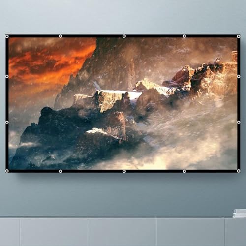 Pantalla de proyección portátil plegable 200 pulgadas 16:9 miniatura 1