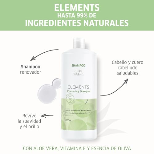 Image of Wella Professionals Elements Renewing Shampoo Sulfate Free(1000ml) (Pack of 2)