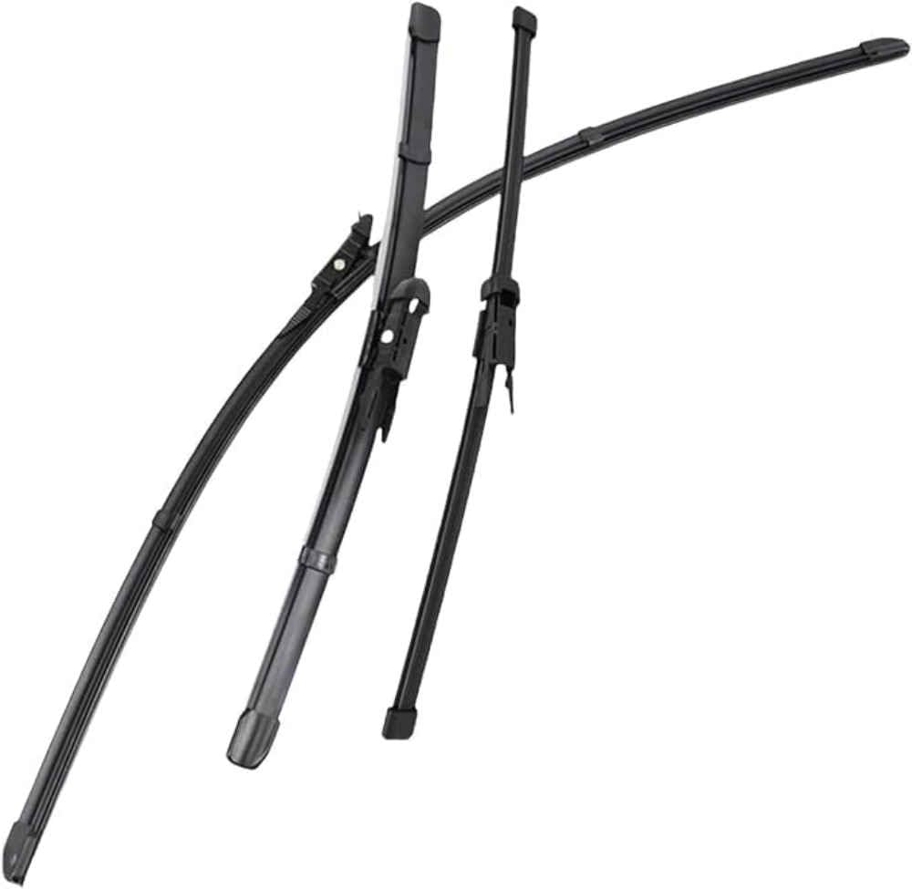NYSLDSCO Premium Exact Fit Windscreen Wiper Blades for BMW X1 E84 2009-2015 Durable Natural Rubber Easy Fit for a Quiet and Streak Free Wipe