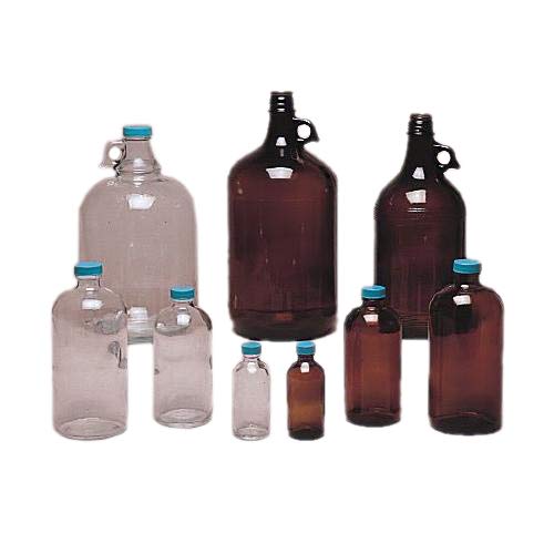 273608 Boston Round Sample Bottle, 2000 Class, 8 oz. Capacity (Pack of 24)