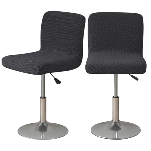 Image of Chair Covers Bar Stool Cover 2pc Bar Chair Cover Swivel Bar Stool Slipcover