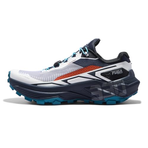 Fuga EX330 Women's Trail Running Shoes, Comfortable Ultra-Long Distance Trail Running Shoes with High-Rebound and Cushion, Lightweight Breathable Non Slip Mountain Trail Shoes for Diverse Terrain