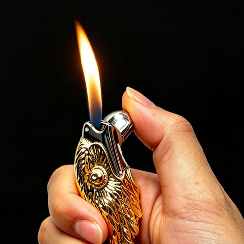 Encendedores antorcha con diseño cabeza de águila 2 unidades miniatura 2
