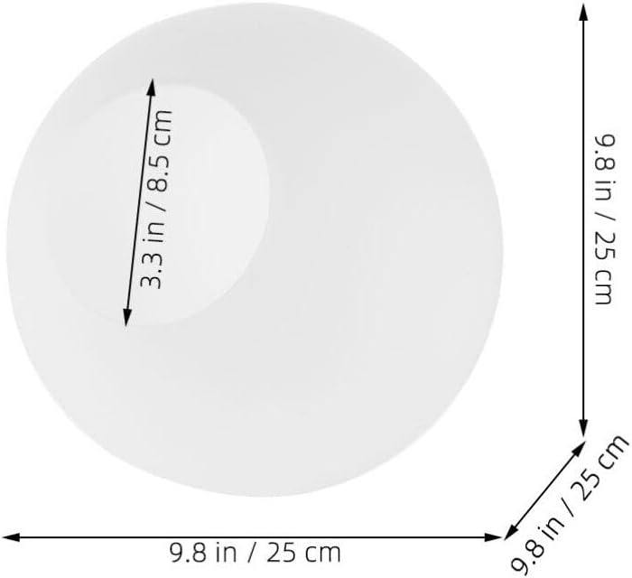 Modern Lampshade Glass Lamp Shade Light Scattering Soft Glow Warm Ambiance Easy Maintenance