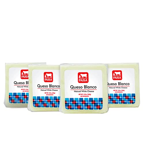 Paisa 4 White Cheese Bundle 100% Natural Instent Food Delicate Cheese (Pack of 4)