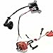 Hicello 62mm Brush Cutter Ignition Coil, 43CC 49CC 52CC Strimmer Ignition Coil Module for 2-stroke Engine Grass Trimmer Multi Tool Tiller Cultivator Garden Machines