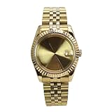 Gladiaond 1 cassa for orologio da 36 mm e cinturino impermeabile, vetro zaffiro for movimento 8215, quadrante 28,5, Datejust(NO.27 Solid Back B,39mm 8215)