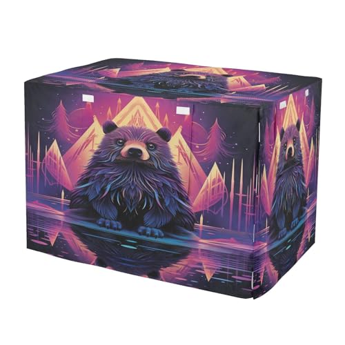 Housse imperméable pour cage chien et chat bâche de protection extérieure résistante - 2