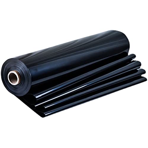 Revestimiento de estanque Forro de goma flexible y duradero Película impermeable resistente para estanques, fuentes de arroyo, jardín acuático (color negro, tamaño: 3 x 10 m)