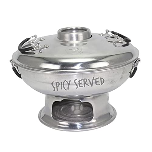 Aluminum Thai Hot Pot Tom Yum Serving Bowl 22 Cm. #TOP2