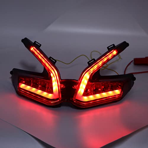 Fydun Fanale Posteriore per Moto a LED Lampada