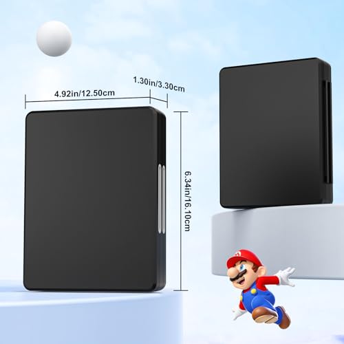MoKo 60 Game Card Case for Nintendo Switch 2 / Switch OLED / 3DS / 3DSXL, Portable Storage Holder Case for 60 Switch 2 Game Cartridges & 24 3DS Card & 36 Micro SD Cards, Black - Image 5