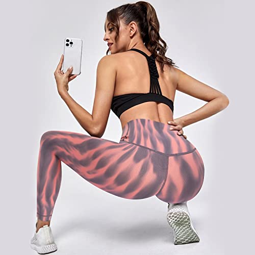 Buttery Soft Leggings For Women - High Waisted Tummy Control No See Through Workout Yoga Pants(Tie-Dye Pink,Small-Medium) #TOP3