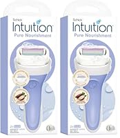 Schick - Intuition, Womens Razor Kit with 2 Refills, Pure Nourishment, 4 Blade Razor, Skin Moisturising Soap, Lather and Shave, No Shave Gel Required, Organic Cocoa Butter, Natural Ingredients